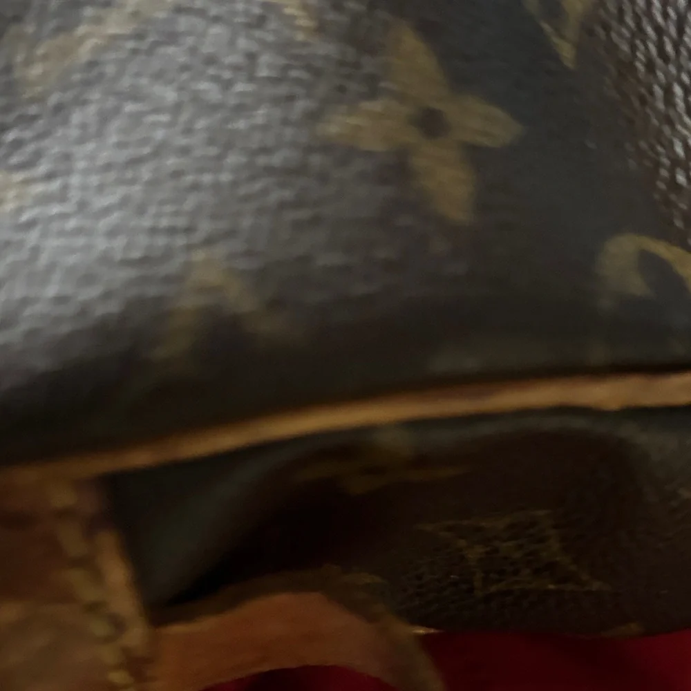 Louis Vuitton Dark Brown Monogram Briefcase Document Porte- Unisex -Asis